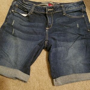 Denim shorts